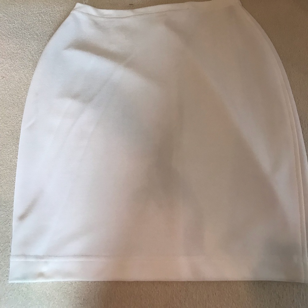 Tadashi White Stretch Mini Skirt XS